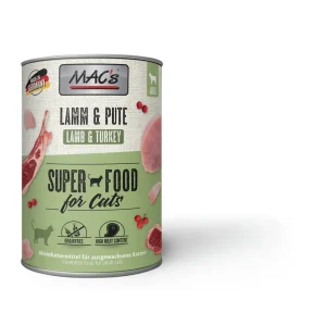 Kracherpreis Sparpaket 6 x 400 g Mac's Lamm & Pute Adult Katzen Nassfutter